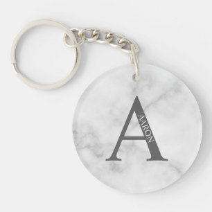 Personalised Monogram and Name Keychain