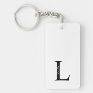Personalised Monogram and Name Keychain