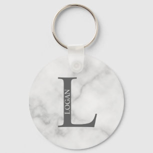 Personalised Monogram and Name Keychain