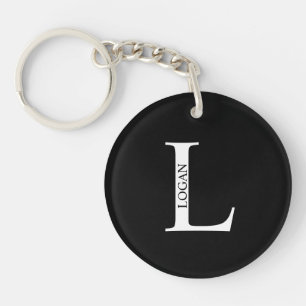 Personalised Monogram and Name Keychain