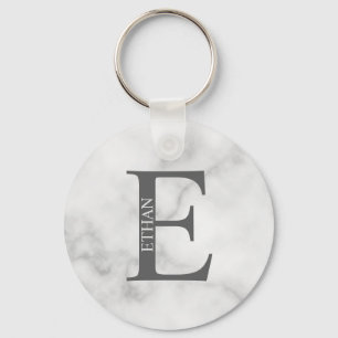 Personalised Monogram and Name Keychain