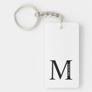 Personalised Monogram and Name Keychain