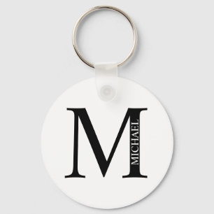 Personalised Monogram and Name Keychain