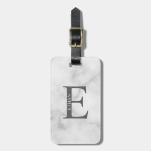 Personalised Monogram and Name Luggage Tag