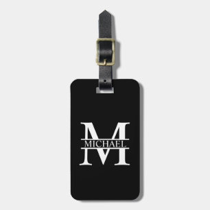 Personalised Monogram and Name Luggage Tag