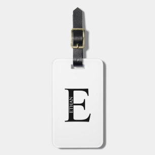 Personalised Monogram and Name Luggage Tag