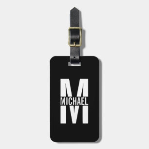 Personalised Monogram and Name Luggage Tag