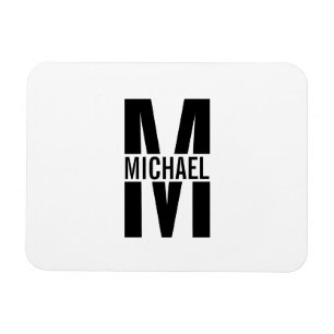 Personalised Monogram and Name Magnet