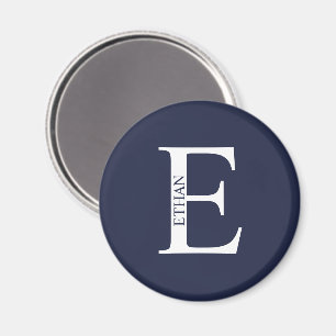 Personalised Monogram and Name Magnet