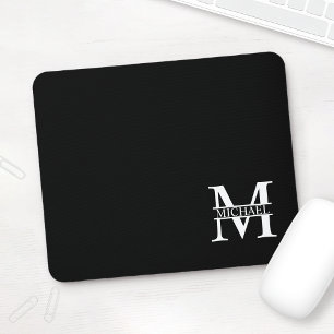 Personalised Monogram and Name Mouse Mat