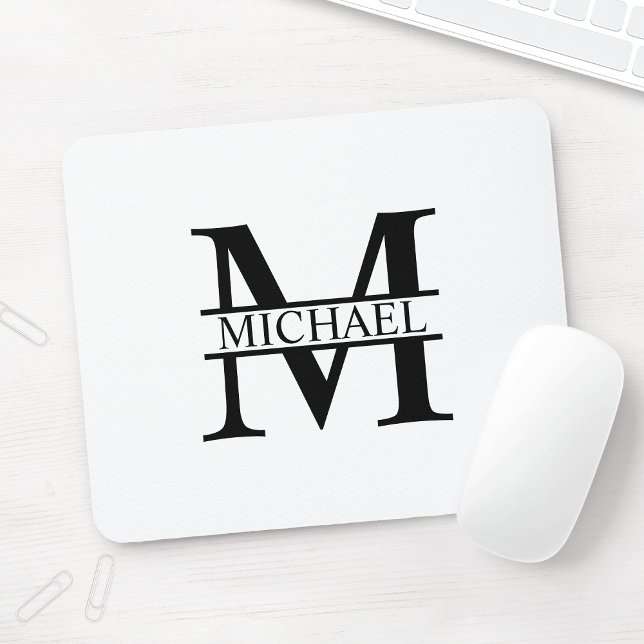 Personalised Monogram and Name Mouse Mat (Creator Uploaded)