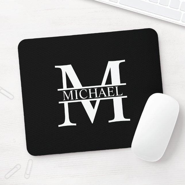 Personalised Monogram and Name Mouse Mat (Creator Uploaded)
