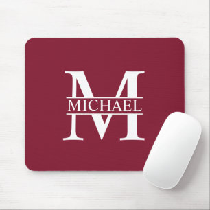 Personalised Monogram and Name Mouse Mat