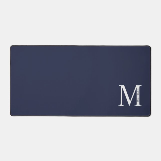 Personalised Monogram and Name Mouse Pad (Front)