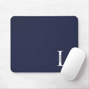 Personalised Monogram and Name Mouse Pad