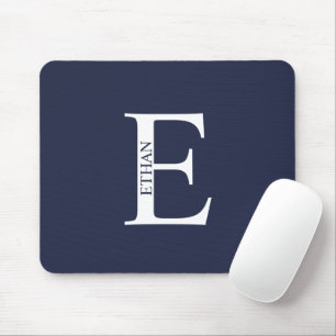 Personalised Monogram and Name Mouse Pad