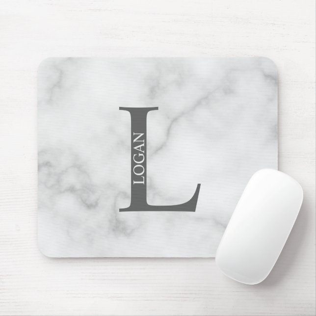 Personalised Monogram and Name Mouse Pad (With Mouse)