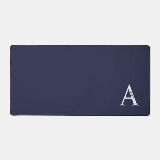 Personalised Monogram and Name Mouse Pad (Front)