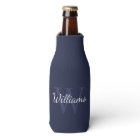 Personalised Monogram and Name Navy Blue