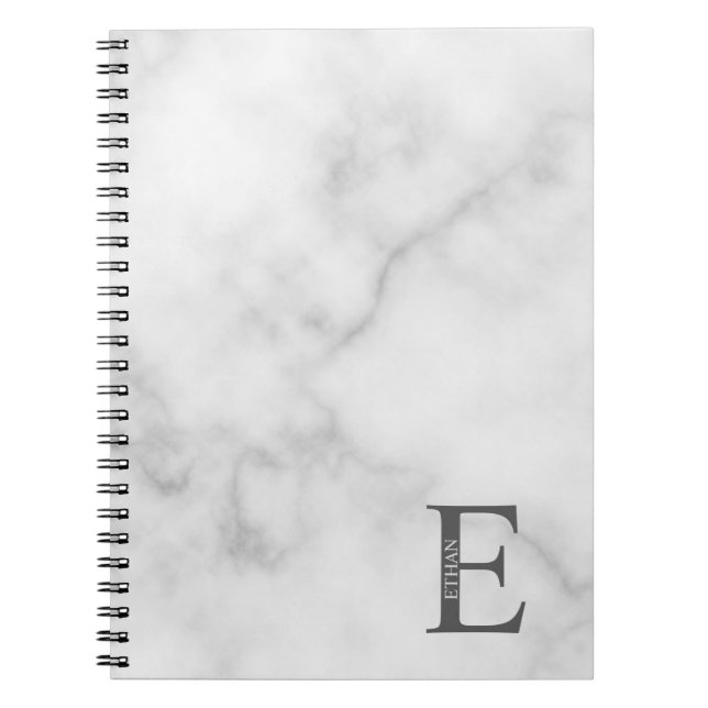 Personalised Monogram and Name Notebook (Front)