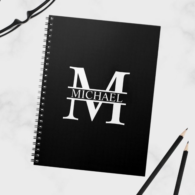 Personalised Monogram and Name Notebook (Creator Uploaded)