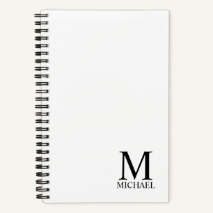 Personalised Monogram and Name Notebook