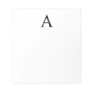 Personalised Monogram and Name Notepad