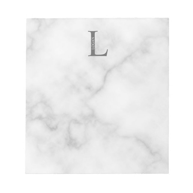 Personalised Monogram and Name Notepad (Front)