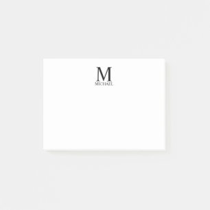 Personalised Monogram and Name Notepad