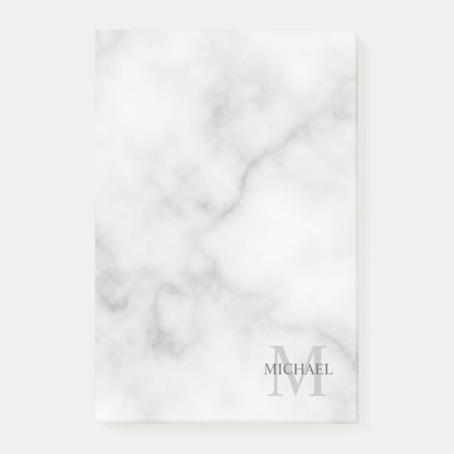 Personalised Monogram and Name Notepad (Front)