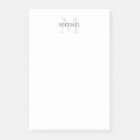 Personalised Monogram and Name Notepad