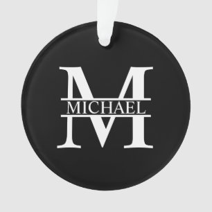 Personalised Monogram and Name Ornament