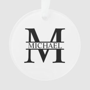 Personalised Monogram and Name Ornament