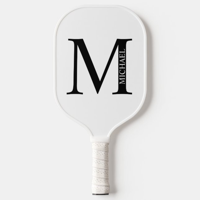 Personalised Monogram and Name Pickleball Paddle (Front)
