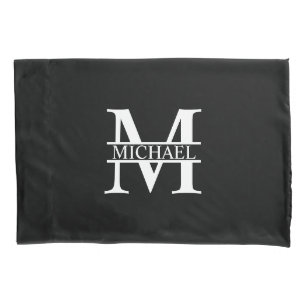Personalised Monogram and Name Pillowcase