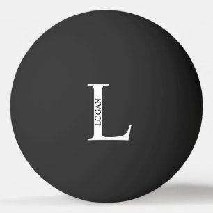Personalised Monogram and Name Ping Pong Ball