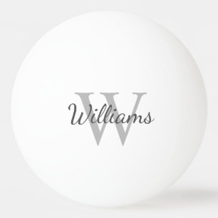 Personalised Monogram and Name Ping Pong Ball