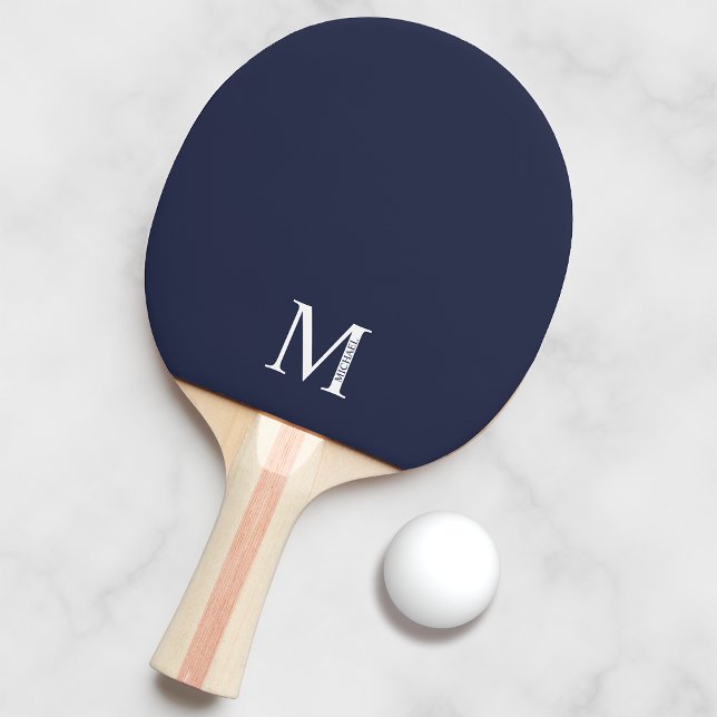 Personalised Monogram and Name Ping Pong Paddle (Creator Uploaded)