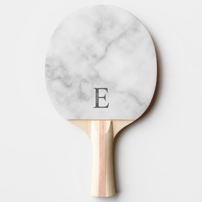 Personalised Monogram and Name Ping Pong Paddle (Back)