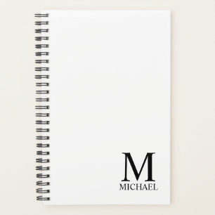 Personalised Monogram and Name Planner