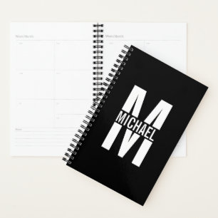 Personalised Monogram and Name Planner