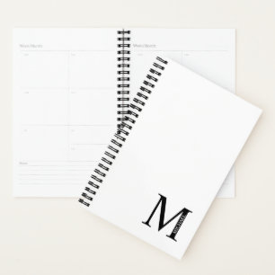 Personalised Monogram and Name Planner