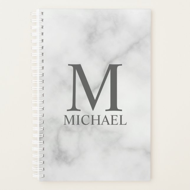 Personalised Monogram and Name Planner (Front)