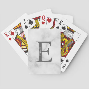 Personalised Monogram and Name Playing Cards