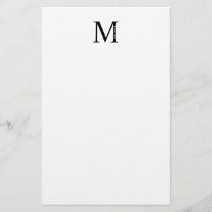 Personalised Monogram and Name Stationery