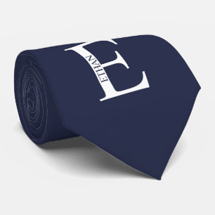 Personalised Monogram and Name Tie