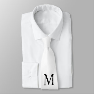 Personalised Monogram and Name Tie