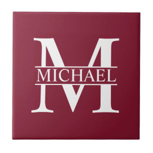 Personalised Monogram and Name Tile