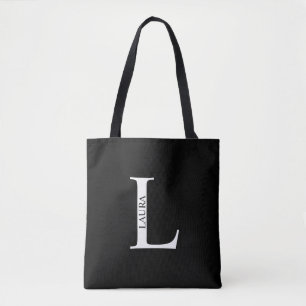 Personalised Monogram and Name Tote Bag