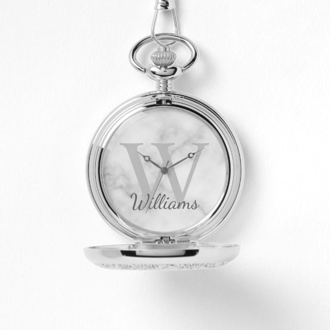 Personalised Monogram and Name Watch (Front)